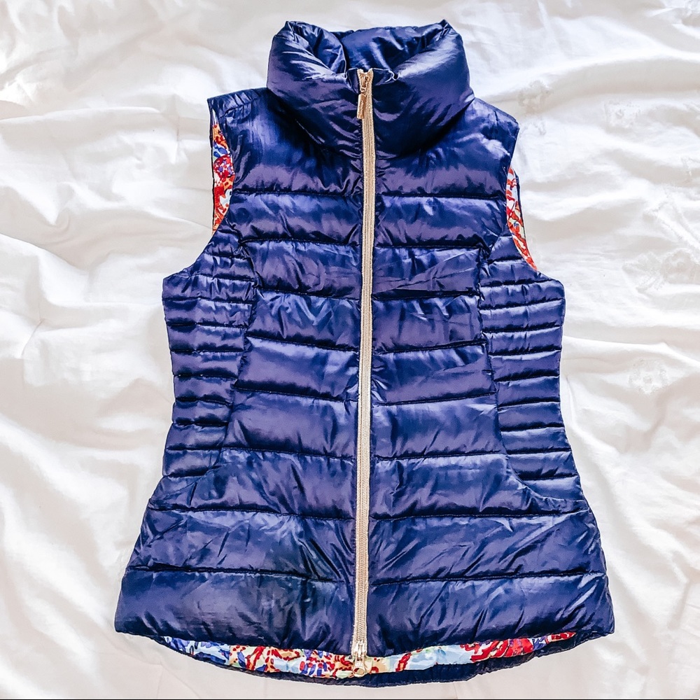 NEW Lilly Pulitzer Palm Vest NEW W/O TAGS - Picture 2 of 8